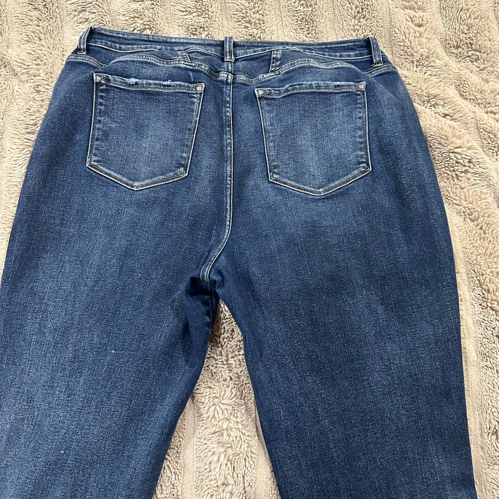 Flying Monkey High Rise Super Flared Stretch Jeans - Picture 4 of 4